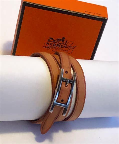 bracelet cuir hermes|Leather .